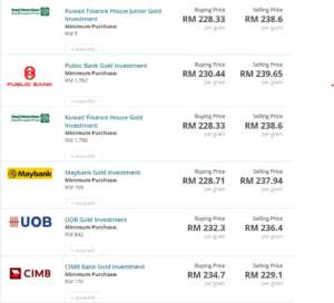 马来西亚 投资类型